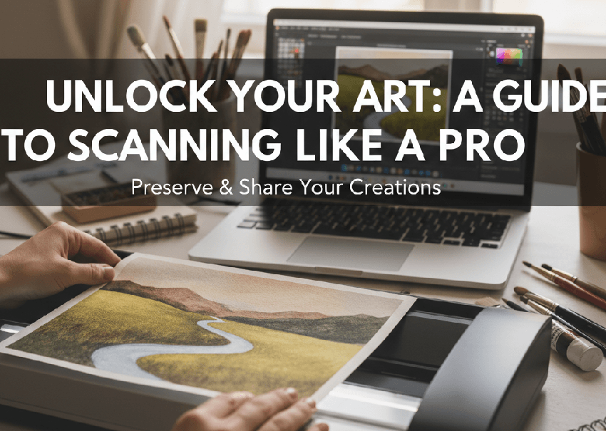 how to scan artwork