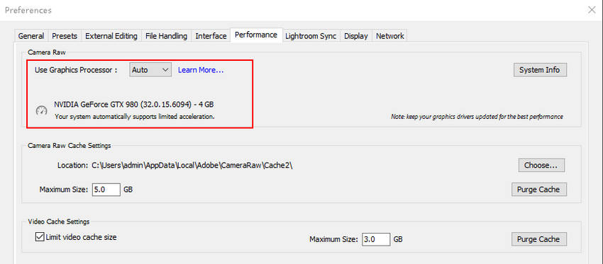 Check GPU Acceleration and Update Graphics Drivers
