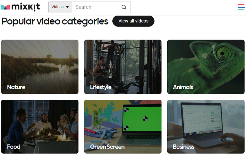 Best stock video websites free no subscription - Mixkit