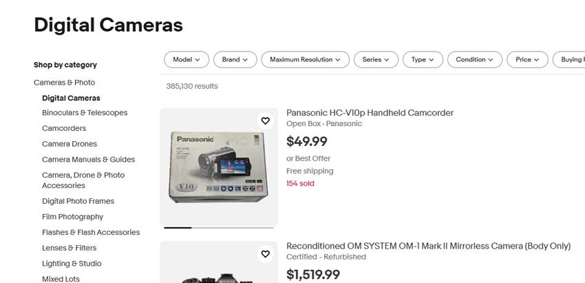 Best Places to Buy Used Cameras and Lenses