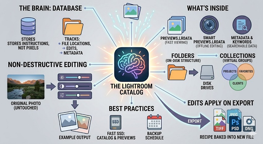 what is a lightroom catalog