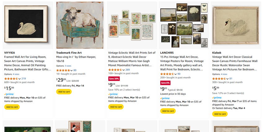 Digital Art Website - Amazon Art