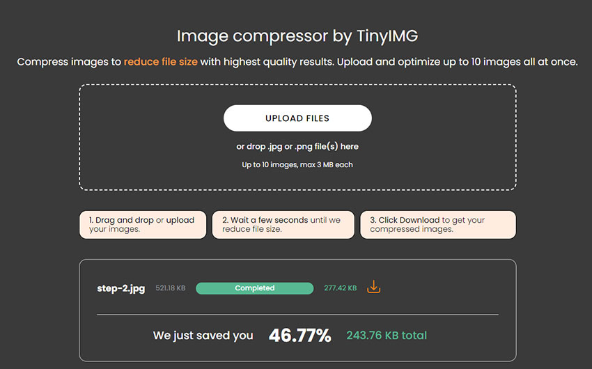 TinyPNG Alternatives - TinyIMG