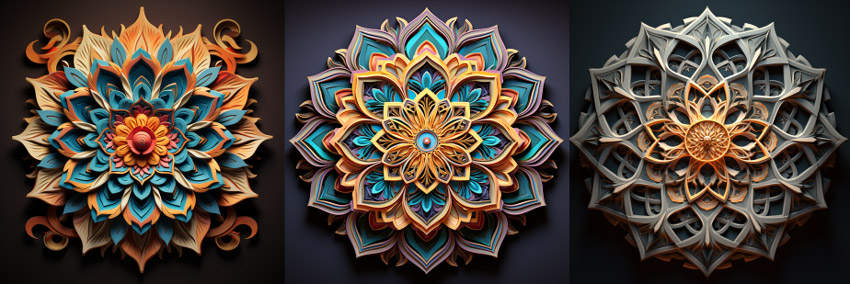 3D Mandala