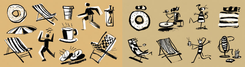 Clipart Childlike Expressive Midjourney