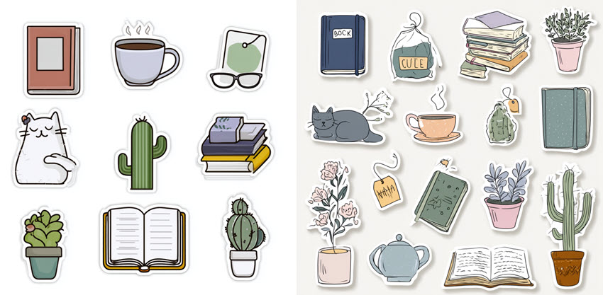 Clipart For Planners Midjourney