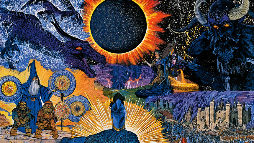Dark Fantasy Lithograph