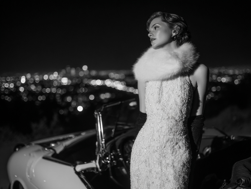 Old Hollywood Glamour Fashion Prompt