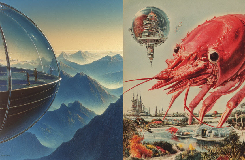 Retro Futurism Ai Art Styles - Spacecraft