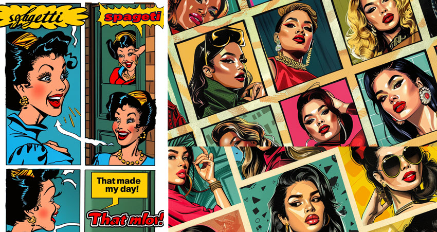 Midjourney Comic Book Prompts 1990s