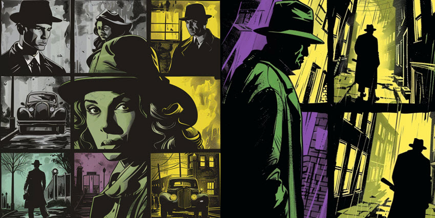 Midjourney Comic Book Detective