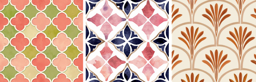 Moroccan Tiles Seamless Pattern