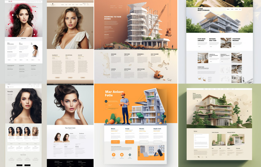 Web Design Mockup