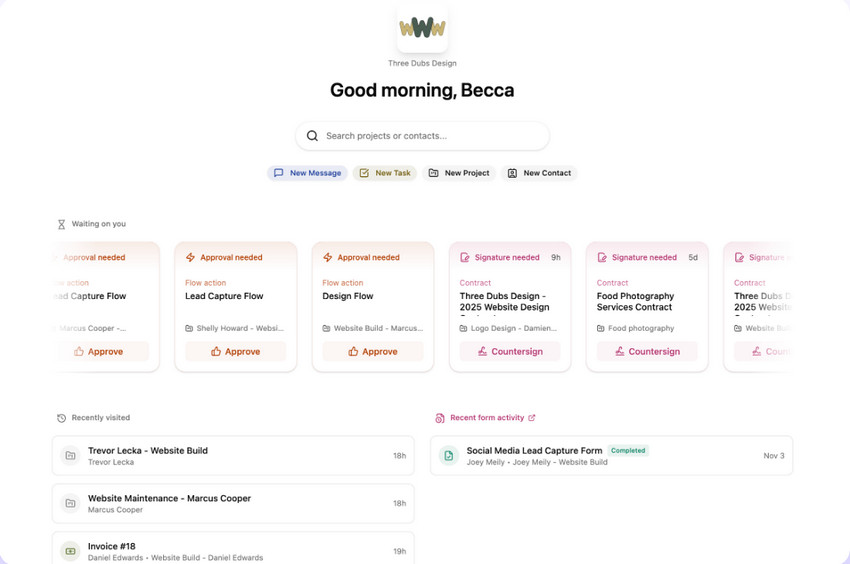 Dubsado CRM for photographers