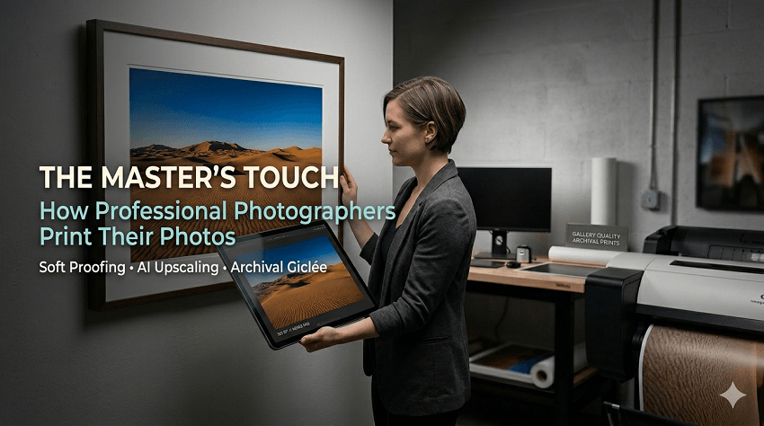 how do photographers print their photos