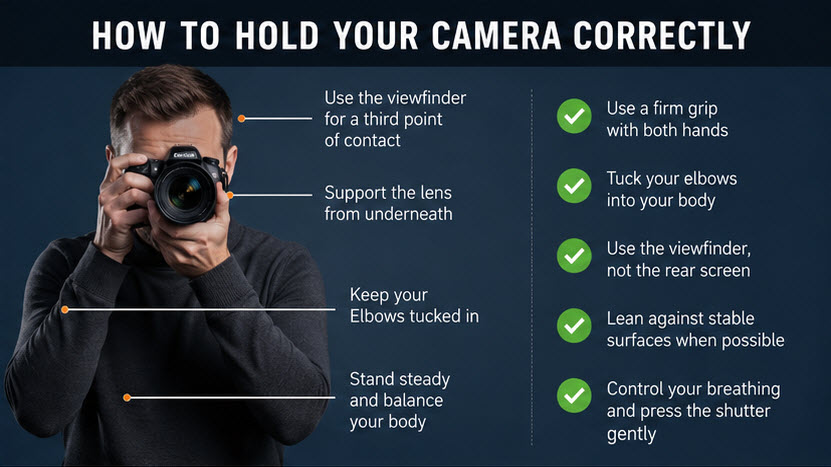 How to Fix Shaky Hands Photography - Improve Your Camera Holding Technique