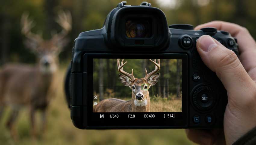 Use single-point autofocus to focus on the intended subject