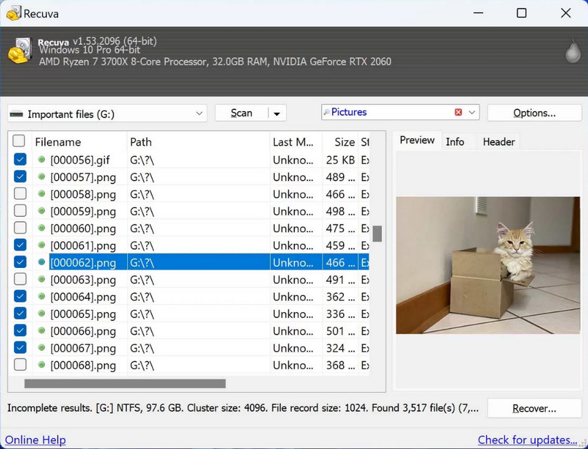 Best SD Card Recovery Software: Recuva