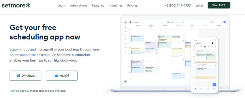 Booking app for photography - Setmore
