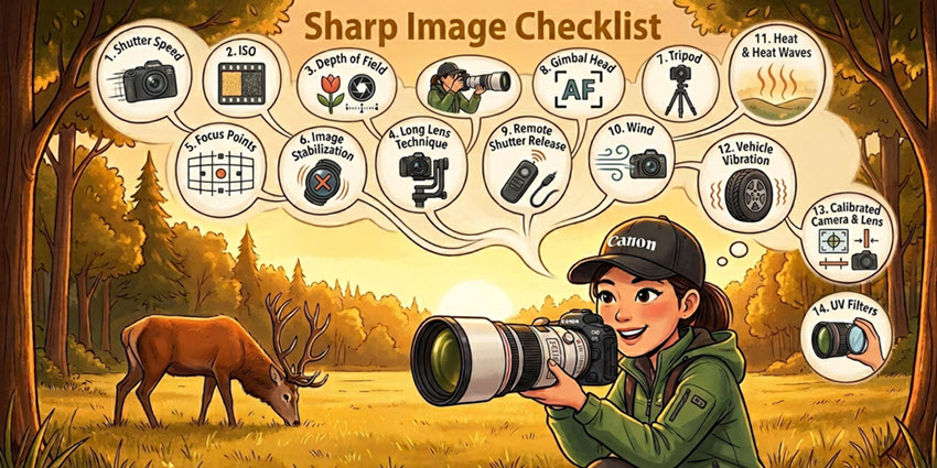 Tips To Get Sharp Wildlife Photos
