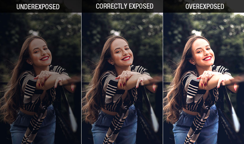 underexposed vs overexposed