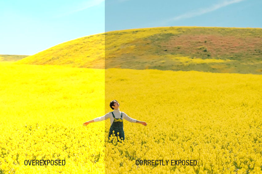What is an overexposed photo
