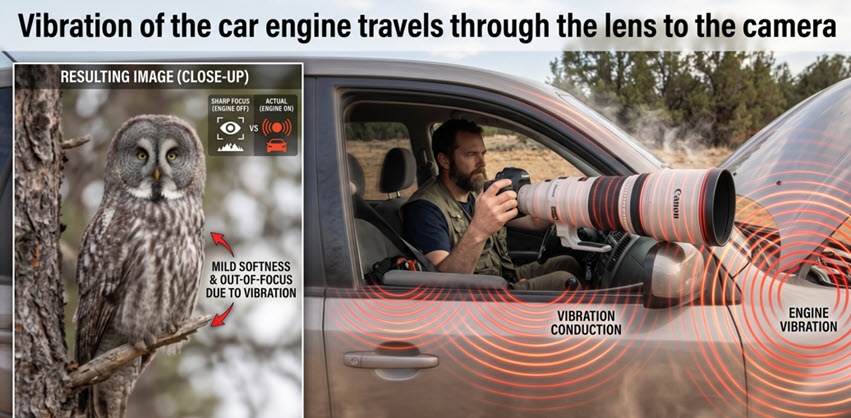 Vehicle Vibration Affect Sharp Focus