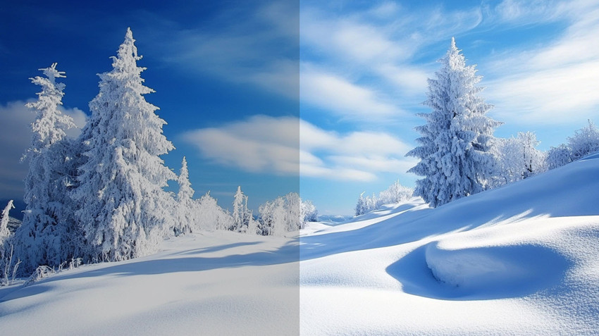 best exposure to take photos in winter
