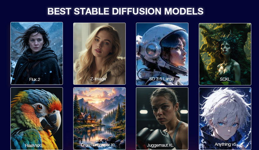 最佳 Stable Diffusion 模型