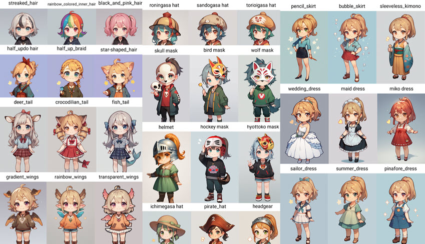 Pony Tags for Clothing and Accersories