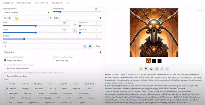 Stable Diffusion Sketch Tips
