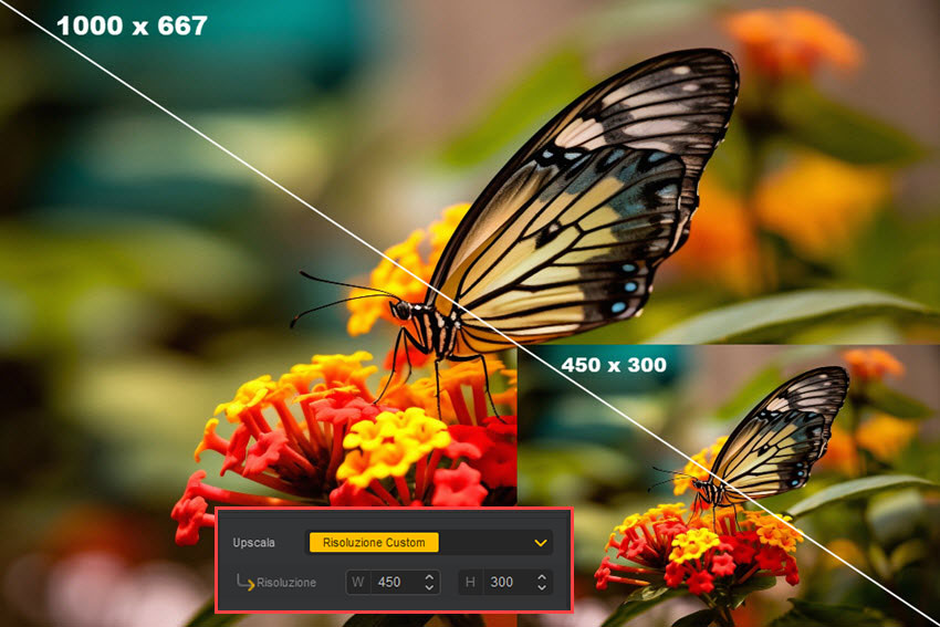 Aiarty Image Enhancer Custom Scale