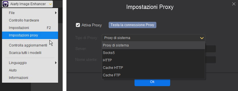 Proxy Settings