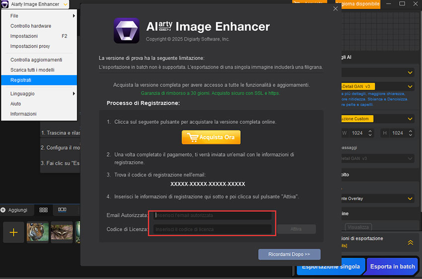 Aiarty Image Enhancer Register