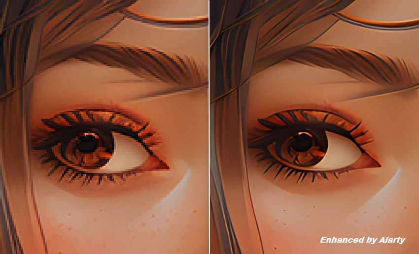 Aiarty Image Enhancer Rimuovi Pixelizzazione