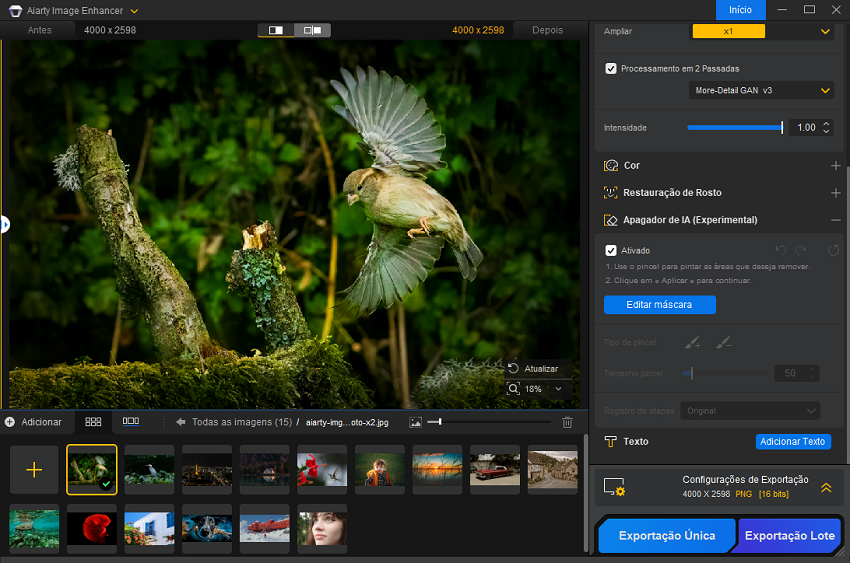 Aiarty Image Enhancer Apagador de IA