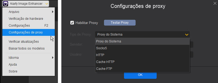 Proxy Settings