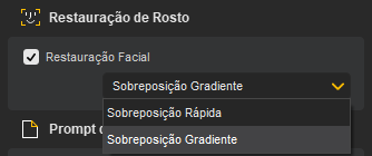 Aiarty Image Enhancer Modos de Restauração de Rostos