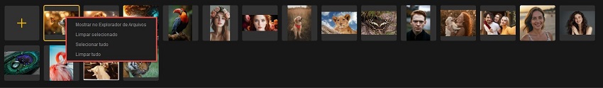 Painel de Lista de Imagens do Aiarty Image Enhancer